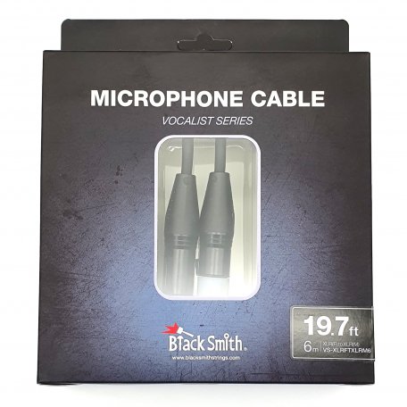Микрофонный кабель BlackSmith Vocalist Series 19.7ft VS-XLRFTXLRM6