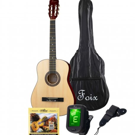 Классическая гитара Foix FCG-2038CAP-NA (аксессуары в комплекте)