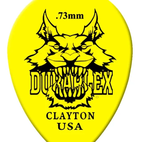 Медиаторы CLAYTON DXST73/12 - 0.73 mm DELRIN уменьшенный 12 шт