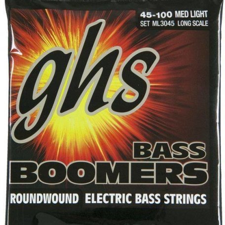 Струны для бас-гитары GHS Strings ML3045-B