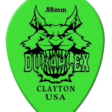 Медиаторы CLAYTON DXST88/12 - 0.88 mm DELRIN уменьшенный 12 шт