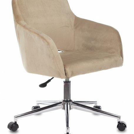 Кресло Бюрократ CH-380SL/5LATTE (Office chair CH-380SL latte Italia 5 cross metal хром)