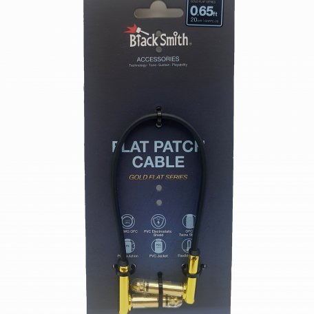 Патч-кабель BlackSmith Gold Flat 0.65ft GSFPC-20
