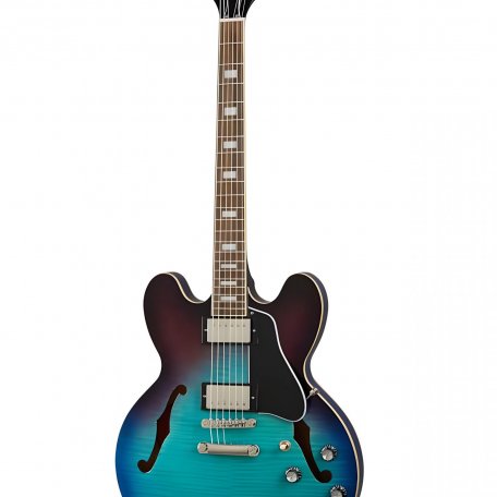 Полуакустическая гитара Epiphone ES-335 Figured Blueberry Burst