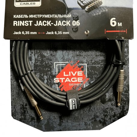 Кабель инструментальный Xline Cables RINST JACK-JACK 06