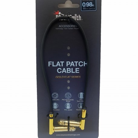 Патч-кабель BlackSmith Gold Flat 0.98ft GSFPC-30