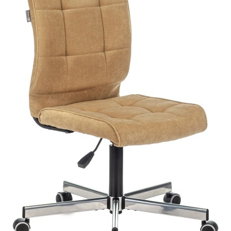 Кресло Бюрократ CH-330M/VELV73 (Office chair CH-330M mustard Velvet 73 cross metal)