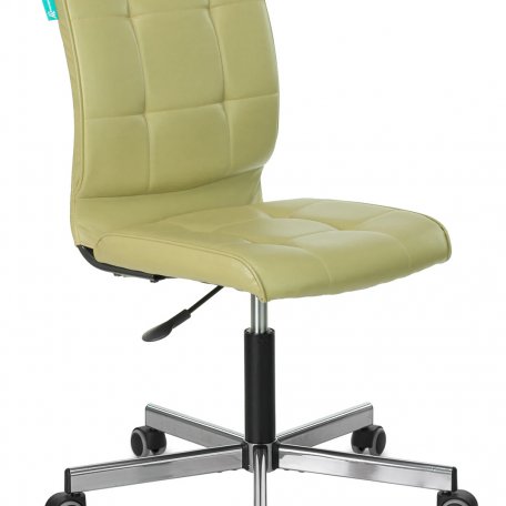 Кресло Бюрократ CH-330M/GREEN (Office chair CH-330M green Best 79 eco.leather cross metal хром)