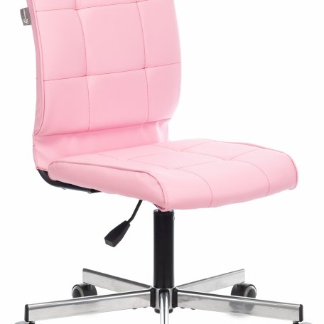 Кресло Бюрократ CH-330M/LPINK (Office chair CH-330M l.pink Diamond 357 eco.leather cross metal)