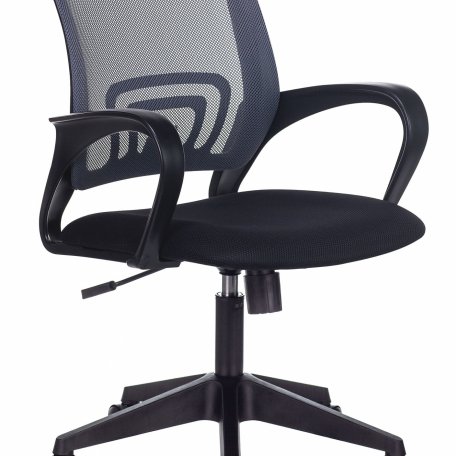 Кресло Бюрократ CH-695N/DG/TW-11 (Office chair CH-695N dark grey TW-04 seatblack TW-11 mesh/fabric cross plastic)