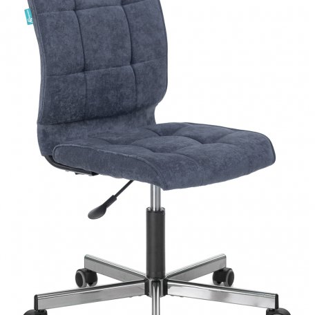 Кресло Бюрократ CH-330M/LT-27 (Office chair CH-330M dark blue Light-27 cross metal хром)