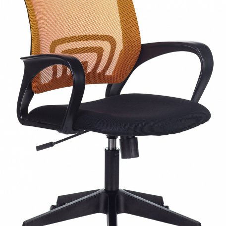 Кресло Бюрократ CH-695N/OR/TW-11 (Office chair CH-695N orange TW-38-3 seatblack TW-11 mesh/fabric cross plastic)