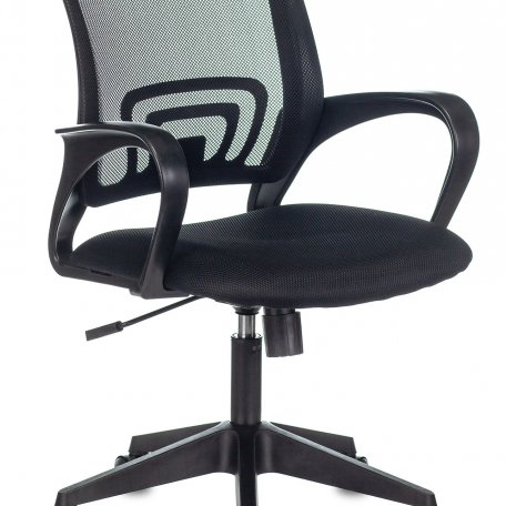 Кресло Бюрократ CH-695N/BLACK (Office chair CH-695N black TW-01 seatblack TW-11 mesh/fabric cross plastic)