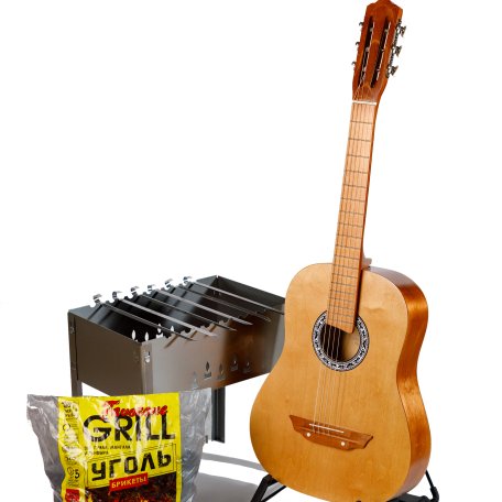 Акустическая гитара АККОРД ACD-39A-93-LN-LT (с мангалом, шампурами и углем)