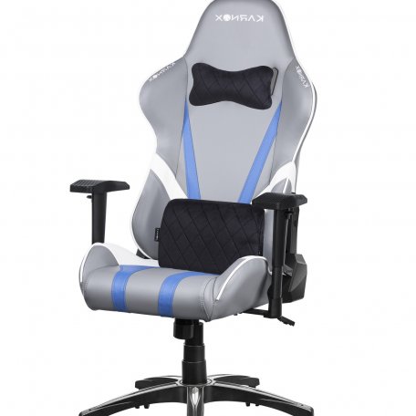 Игровое кресло KARNOX HERO Lava Edition grey blue