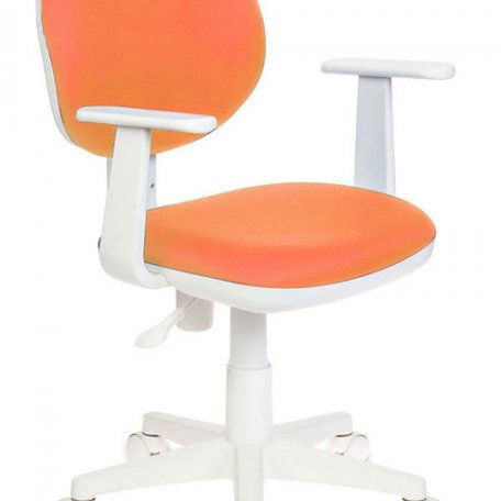Кресло Бюрократ CH-W356AXSN/15-75 (Children chair Ch-W356AXSN orange 15-75 cross plastic plastik белый)