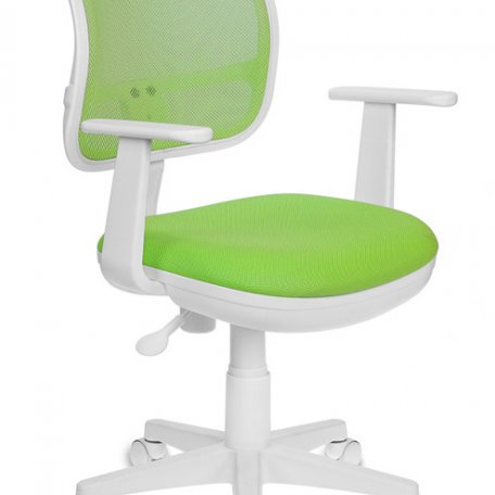 Кресло Бюрократ CH-W797/SD/TW-18 (Children chair Ch-W797 l-green TW-03A seatl-green TW-18 mesh/fabric cross plastic plastik б)