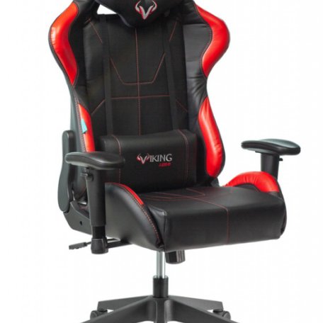 Кресло Zombie VIKING 5 AERO RED (Game chair VIKING 5 AERO black/red eco.leather headrest cross plastic)