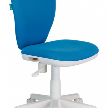 Кресло Бюрократ KD-W10/26-24 (Children chair KD-W10 blue 26-24 cross plastic plastik белый)