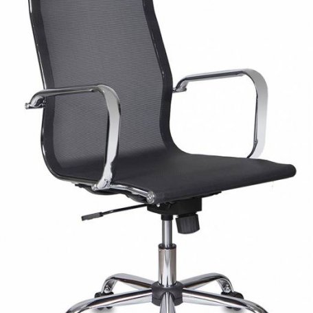 Кресло Бюрократ CH-993/M01 (Office chair CH-993 black M01 gauze cross metal хром)