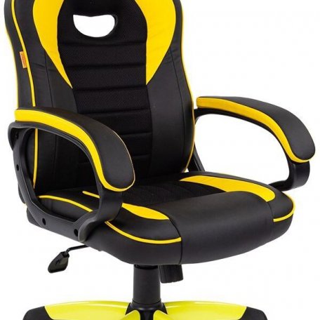 Кресло игровое Chairman game 16 00-07028514 Black/Yellow