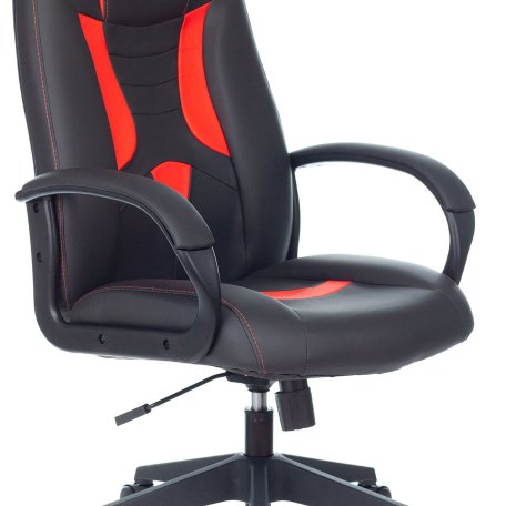 Кресло Zombie 8 RED (Game chair 8 black/red eco.leather cross plastic)