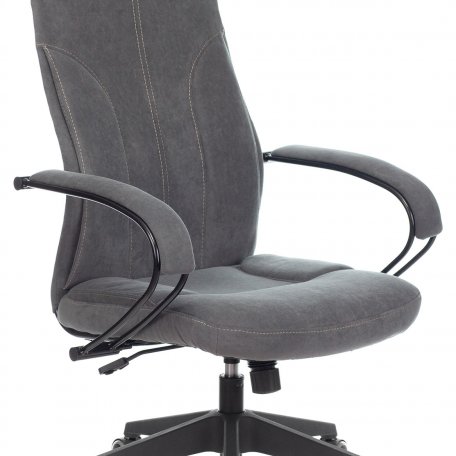 Кресло Бюрократ CH-608/FABRIC-DGREY (Office chair CH-608Fabric dark grey Alfa 44 cross plastic)