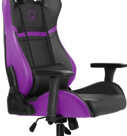 Игровое кресло WARP Gr чёрно-фиолетовое