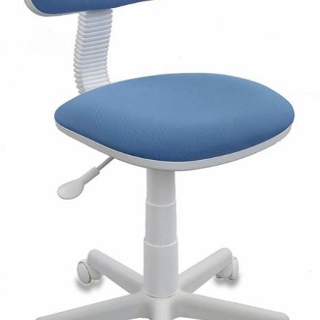 Кресло Бюрократ CH-W201NX/26-24 (Children chair CH-W201NX blue 26-24 cross plastic plastik белый)