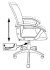 Кресло Бюрократ CH-590/BLACK (Office chair CH-590 black seatblack eco.leather/gauze cross plastic) фото 5