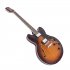 Полуакустическая гитара Eart E-335 Brown Sunburst фото 3