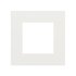 Ekinex Квадратная плата Fenix NTM, EK-SQG-FBM,  серия Surface,  окно 55х55,  цвет - Белый Мале фото 1