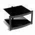 Стойка под Hi-Fi Atacama Equinox 2 Shelf Base Module Hi-Fi black/piano black glass (базовый модуль) фото 1