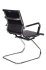 Кресло Бюрократ CH-883-LOW-V/BLACK (Office chair CH-883-LOW-V black eco.leather low back runners metal хром) фото 4