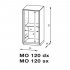 Шкаф для аппаратуры Munari MO120DX GR фото 3