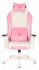 Кресло Zombie EPIC PRO PINK (Game chair EPIC PRO Fabric white/pink headrest cross plastic plastik белый) фото 12