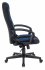 Кресло Zombie 9 BLUE (Game chair 9 black/blue textile/eco.leather cross plastic) фото 4