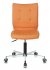 Кресло Бюрократ CH-330M/OR-20 (Office chair CH-330M orange Orion-20 eco.leather cross metal хром) фото 2