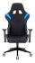 Кресло Zombie VIKING 4 AERO BLUE (Game chair VIKING 4 AERO black/blue textile/eco.leather headrest cross plastic) фото 5