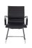 Кресло Бюрократ CH-883-LOW-V/BLACK (Office chair CH-883-LOW-V black eco.leather low back runners metal хром) фото 2
