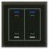 Cенсорный выключатель MDT technologies BE-GTL20S.A1  Cенсорный выключатель KNX/EIB, 4-кнопочный, с символами ВВЕРХ/ВНИЗ, встроенный интерфейс KNX (BCU), RGBW индикация,  4 логических модуля, установка в монтажной коробке, размеры (Ш x В): фото 1