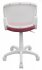 Кресло Бюрократ CH-W296NX/26-31 (Children chair CH-W296NX white TW-15 seatpink 26-31 mesh/fabric cross plastic plastik белый) фото 4
