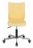 Кресло Бюрократ CH-330M/VELV74 (Office chair CH-330M yellow Velvet 74 cross metal хром) фото 2