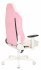 Кресло Zombie EPIC PRO PINK (Game chair EPIC PRO Fabric white/pink headrest cross plastic plastik белый) фото 7