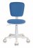 Кресло Бюрократ CH-W204NX/26-24 (Children chair CH-W204NX blue 26-24 cross plastic plastik белый) фото 2