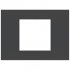 Ekinex Прямоугольная плата Fenix NTM, EK-SRS-FGB,  серия Surface,  окно 60х60,  цвет - Серый Бромо фото 1