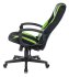 Кресло Zombie 9 GREEN (Game chair 9 black/l.green textile/eco.leather cross plastic) фото 6