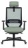 Кресло Бюрократ EXPERT GREEN (Office chair EXPERT black TW-01 seatgreen 38-407 mesh/fabric headrest cross plastic) фото 4