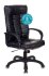Кресло Бюрократ KB-10/BLACK (Office chair KB-10 black eco.leather cross plastic) фото 2
