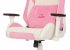 Кресло Zombie EPIC PRO PINK (Game chair EPIC PRO Fabric white/pink headrest cross plastic plastik белый) фото 19